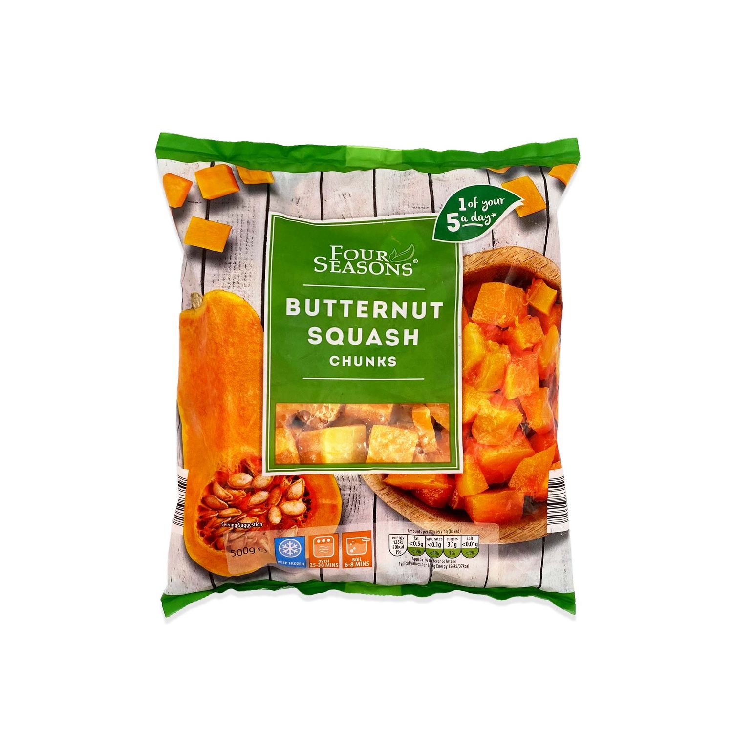 Butternut Squash Chunks 500g Four Seasons